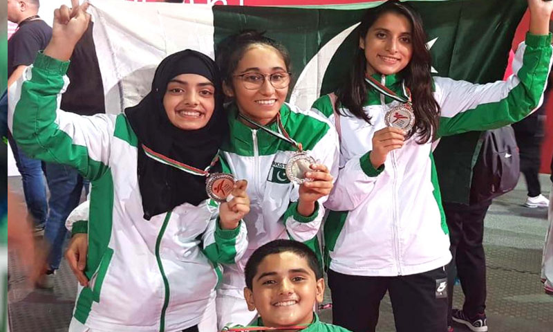 انٹرنیشنل اوپن تائیکوانڈوچیمپئن شپ میں پاکستانی کھلاڑیوں کی شاندار کارکردگی