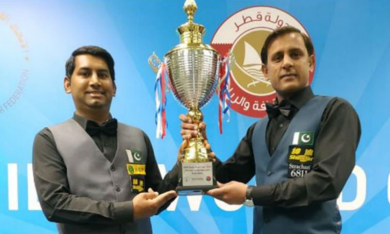 بھارت کو ہرا کر پاکستان نے ورلڈ اسنوکر چیمپئن شپ جیت لی