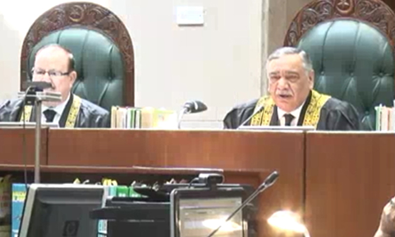 چیف جسٹس پاکستان کا ماڈل کورٹس کی کارروائی کا براہ راست آن لائن مشاہدہ