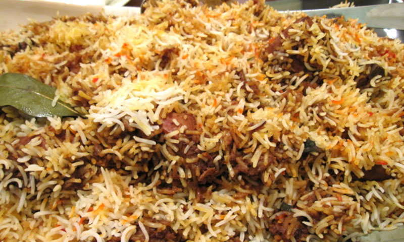 بریانی کھانے پر پابندی عائد