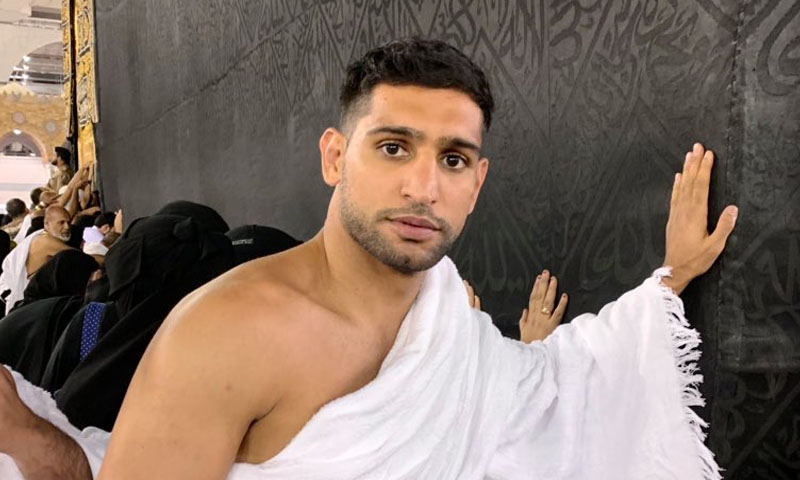 پاکستانی نژاد باکسر عامر خان کا بھارت کے نیراج گویت کو کرارا جواب