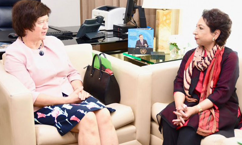 بھارت طاقت کے بل پر زمینی حقائق تبدیل نہیں کرسکتا، ملیحہ لودھی