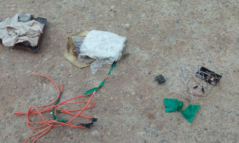 کراچی بڑی تباہی سے بچ گیا:موٹر سائیکل میں نصف بم ناکارہ بنادیا گیا