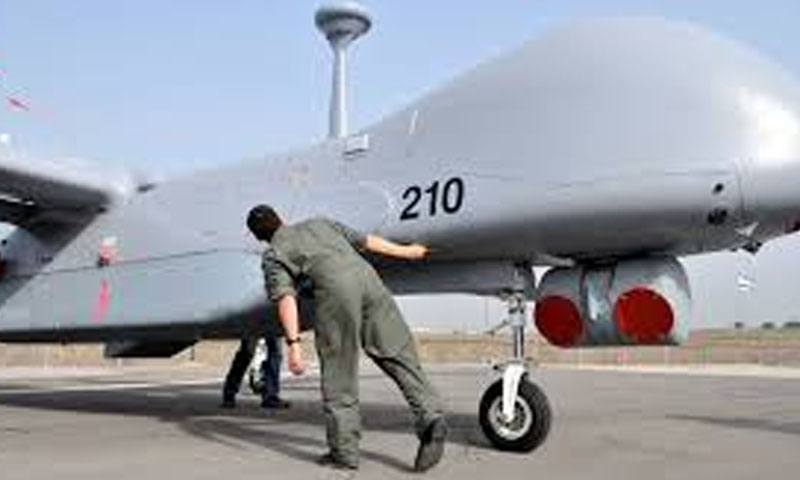 اسرائیل کا ڈرون طیارہ غزہ میں گر کر تباہ