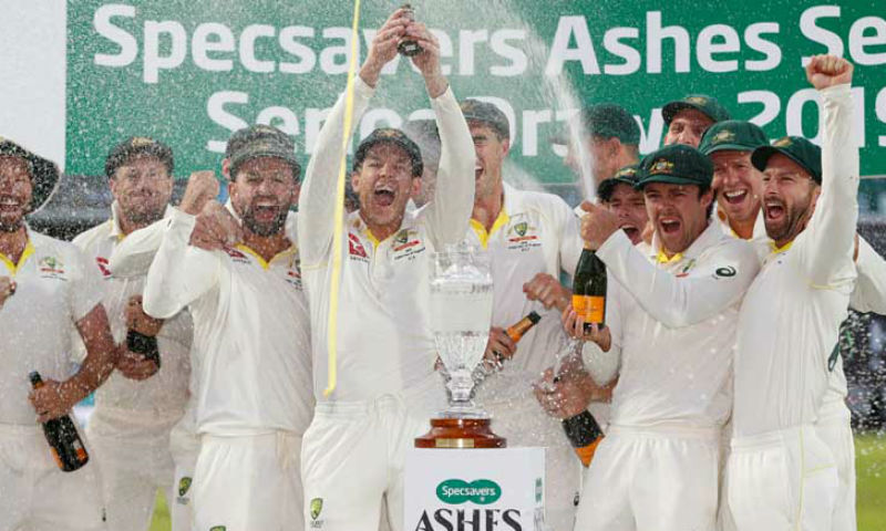 ایشیز آسٹریلیا کے نام، انگلینڈ پانچویں ٹیسٹ میں فاتح، سیریز برابر