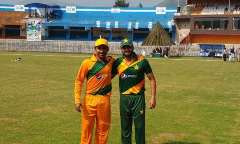 یوم دفاع ویکجہتی کشمیر کے موقع پر مظفرآباد میں ٹی 20 میچ جاری
