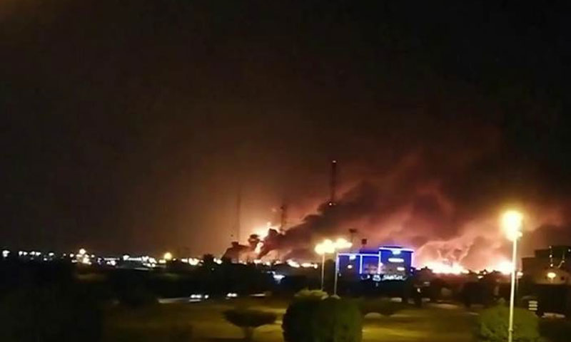 سعودی عرب نے تیل کی تنصیبات پر حملے کا الزام ایران پر عائد کر دیا