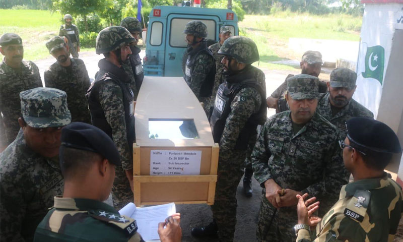 پاکستان نے ڈوب کر مرنے والے بھارتی فوجی کی میت لوٹا دی