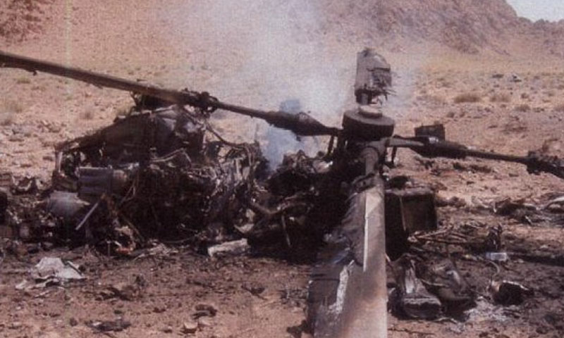 طالبان نے امریکی ہیلی کاپٹر مار گرایا، دو فوجی ہلاک