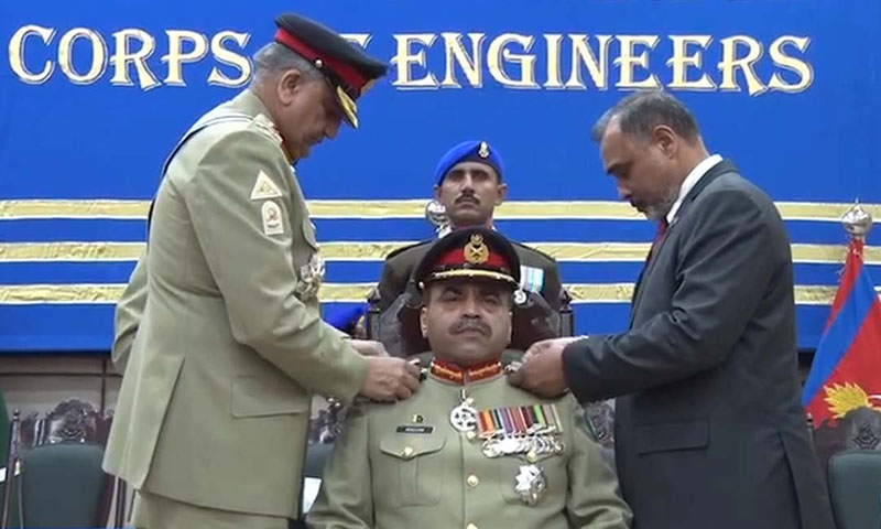قومی تعمیر نو میں کور آف انجینرز کا کردار قابل تحسین ہے۔ جنرل باجوہ
