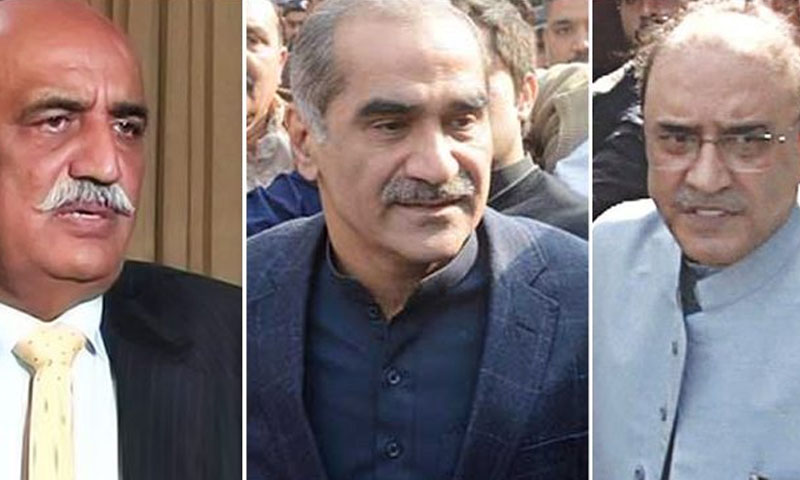 آصف زرداری، خواجہ سعد رفیق اور خورشید شاہ کے پروڈکشن آرڈر جاری