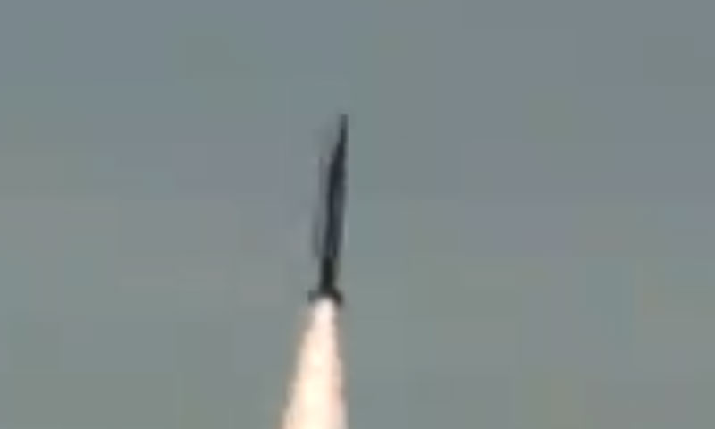 پاکستان کا شاہین ون میزائل کا کامیاب تجربہ