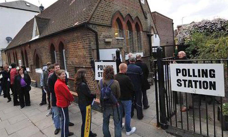 برطانیہ میں عام انتخابات کا عمل جاری