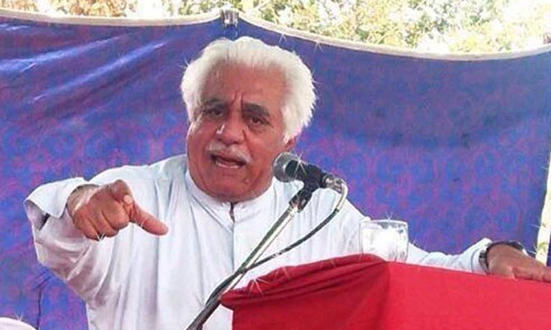 پشاور: سینیئر سیاستدان فرید طوفان کی دوبارہ اے این پی میں شمولیت