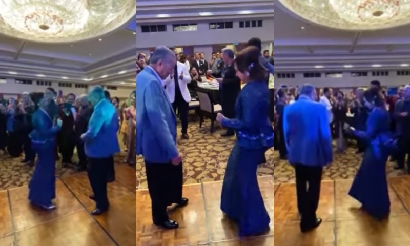مہاتیر محمد کا بیٹی کے ساتھ رقص، ویڈیو وائرل