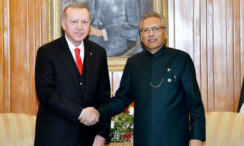 صدر کی ترک ہم منصب سے ملاقات: درپیش چیلنجوں کا مل کر مقابلہ کرنے پہ اتفاق