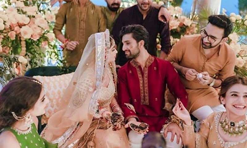 احد اور سجل کی مہندی، تصویری کہانی