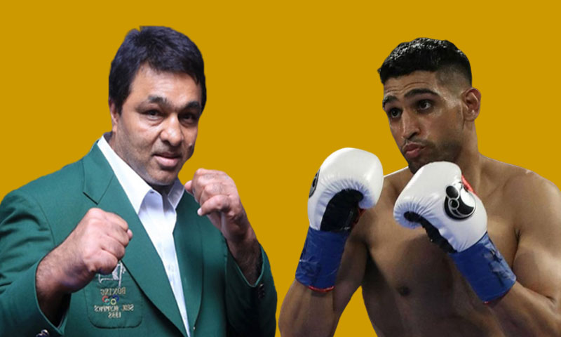 آپ کی پاکستان کیلئے کیا خدمات ہیں؟ عامرخان اور حسین شاہ کی لفظی جنگ