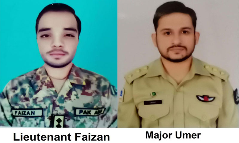 پاک فوج کاتربیتی طیارہ گرکرتباہ، دوپائلٹ شہید