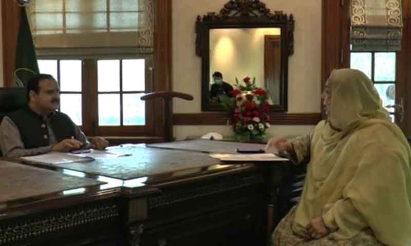 وزیر اعلیٰ پنجاب عثمان بزدار سے وزیر صحت ڈاکٹر یاسمین راشد کی ملاقات