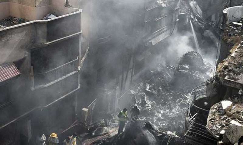 پی آئی اے کا طیارہ 13 منٹ فضا میں رہنے کے بعد گر کر تباہ ہوا