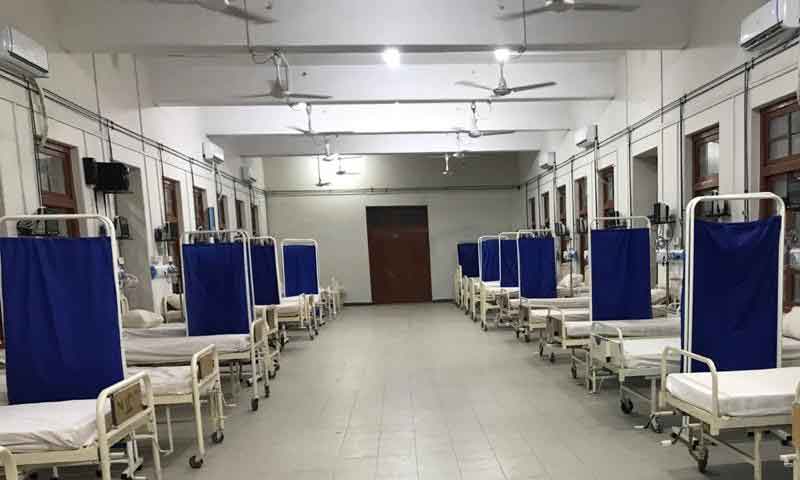 کورونا مریضوں کیلئے ایکسپوسینٹر کراچی میں ایچ ڈی یو قائم کر دیا گیا