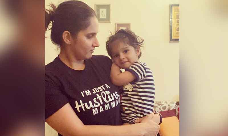 ثانیہ مرزا کی بیٹے اذہان کے ساتھ دلچسپ ویڈیو وائرل