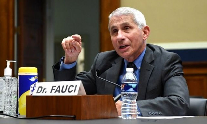 امریکہ: کورونا کیسز بڑھنے کی وجہ لاک ڈاؤن نہ کرنا ہے،ڈاکٹر فاؤسی