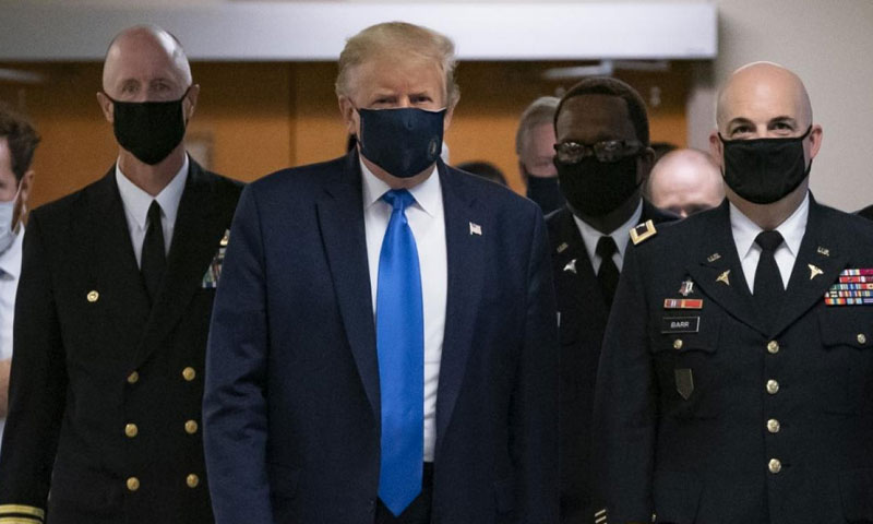 امریکی صدر ڈونلڈ ٹرمپ کا کورونا ٹیسٹ مثبت آگیا