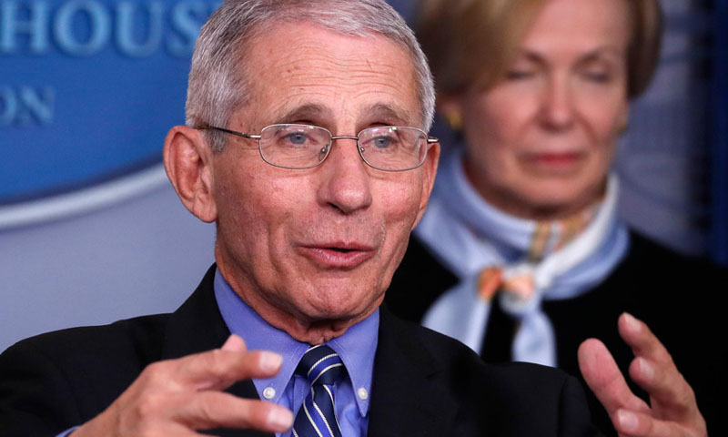 امریکہ،ایک لاکھ کیسز روزآنہ آنے پر حیرت نہیں ہو گی:ڈاکٹر فاؤسی