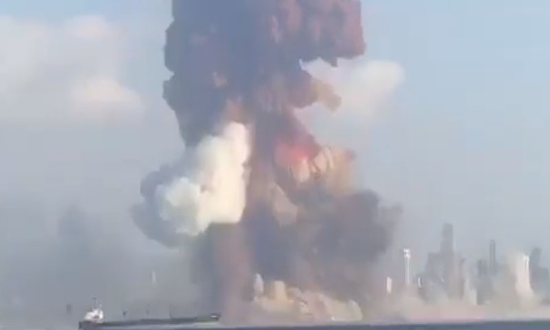 بیروت دھماکوں نے ایٹمی دھماکوں کی یاد تازہ کردی؟