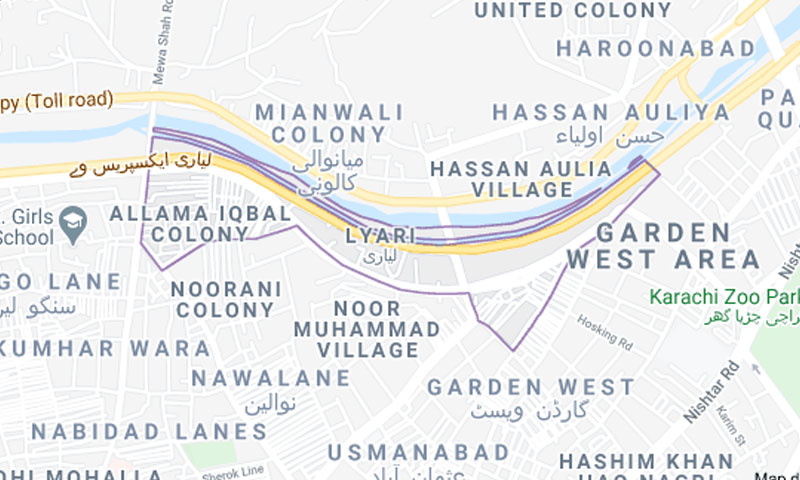 کراچی: لیاری میں رہائشی عمارت کا حصہ گر گیا