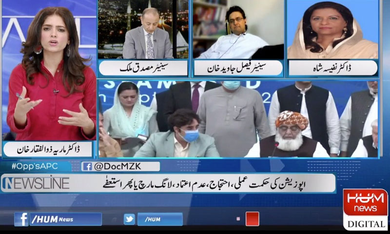 اپوزیشن کو وزیراعظم کا استعفیٰ نہیں، این آر او چاہیے: سینیٹر فیصل جاوید اپوزیشن کو وزیراعظم کا استعفیٰ نہیں، این آر او چاہیے: سینیٹر فیصل جاوید