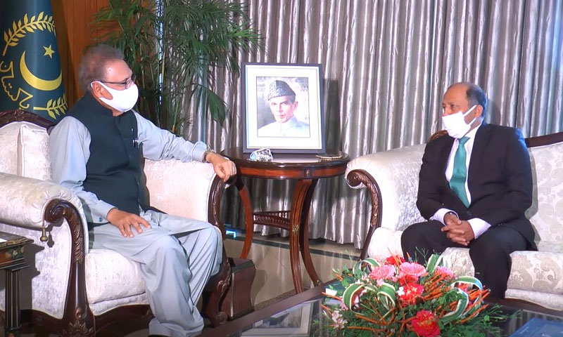 پاکستان، افغانستان کے ساتھ تعلقات کو خصوصی اہمیت دیتا ہے، صدر