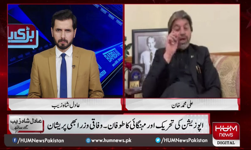 حکومت کیلیے مہنگائی اور اپوزیشن میں سے کوئی بھی خطرہ نہیں، علی محمد خان