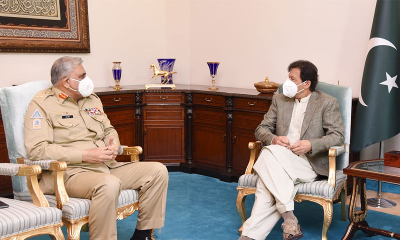 وزیر اعظم عمران خان سے آرمی چیف کی ملاقات