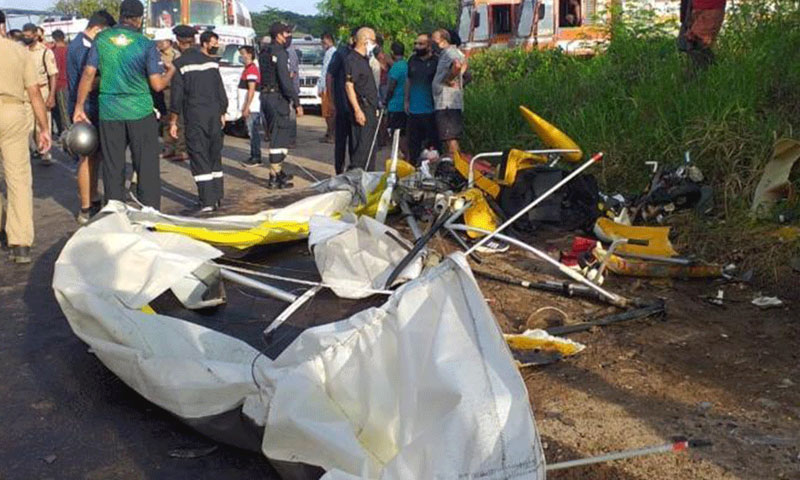 بھارتی بحریہ کا طیارہ کریش، 2نیوی اہلکار ہلاک