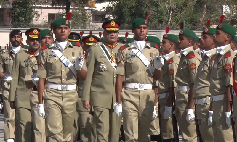  پاکستان ملٹری اکیڈمی کاکول میں پاسنگ آؤٹ پریڈ کی تقریب