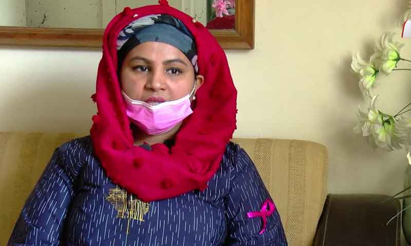 بریسٹ کینسر کو شکست دینے والی عائشہ