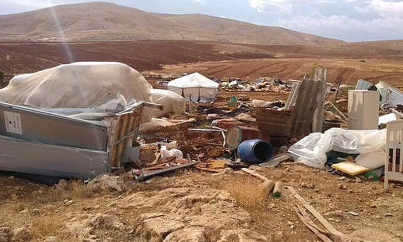 فلسطین: اسرائیلی افواج نے پورا گاؤں مسمار کردیا فلسطین: اسرائیلی افواج نے پورا گاؤں مسمار کردیا