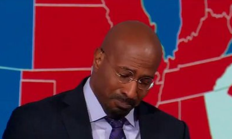 جوبائیڈن کی کامیابی، سی این این کے سیاہ فام میزبان آبدیدہ ہو گئے