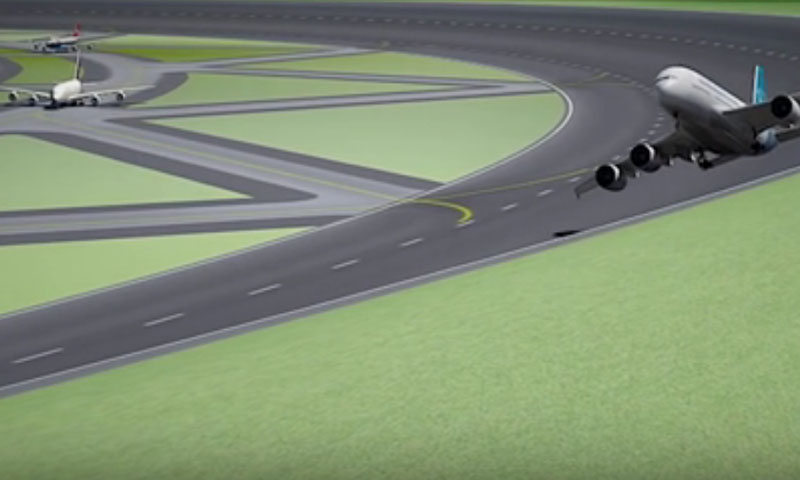 ہالینڈ: سرکلر رن وے پر آزمائشی پروازوں کی کامیاب لینڈنگ