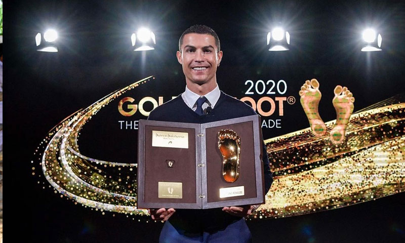 رونالڈو نے ایک اور ایوارڈ اپنے نام کرلیا