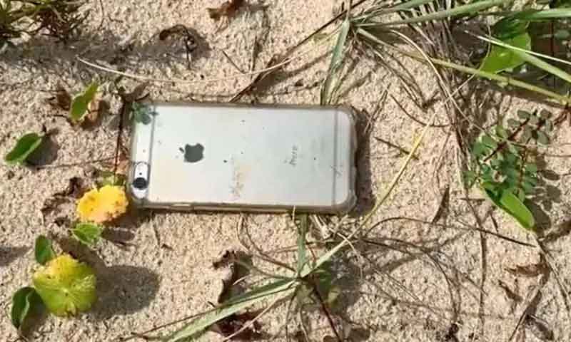 دو ہزار فٹ کی بلندی سے گر کر بھی آئی فون بالکل محفوظ