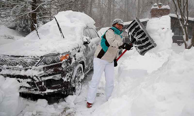 امریکا: برفانی طوفان کے باعث حادثات میں 5 افراد ہلاک