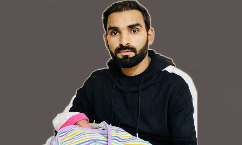 قومی کرکٹر آصف علی کے ہاں بیٹے کی ولادت