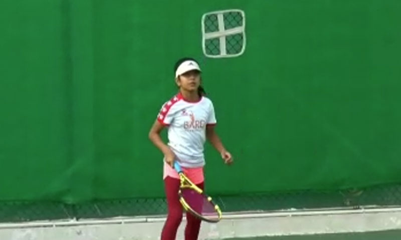 پاکستان کیلئے گرینڈ سلیم جیتنے کی خواہاں10سالہ ٹینس پلئیر