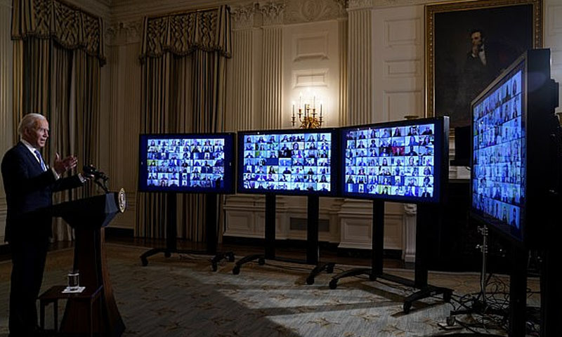 امریکہ: جوبائیڈن نے وائٹ ہاؤس میں کام کرنے کی شرط عائد کردی