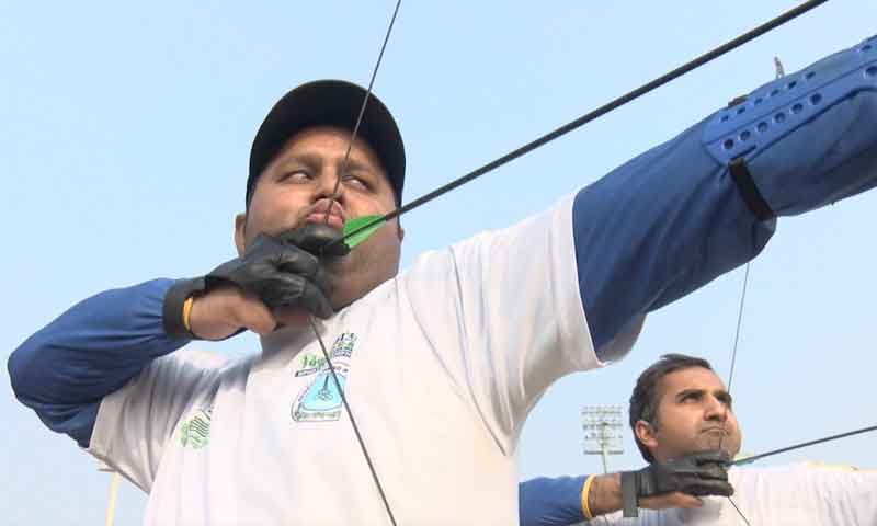 لاہور کے نابینا تیر انداز