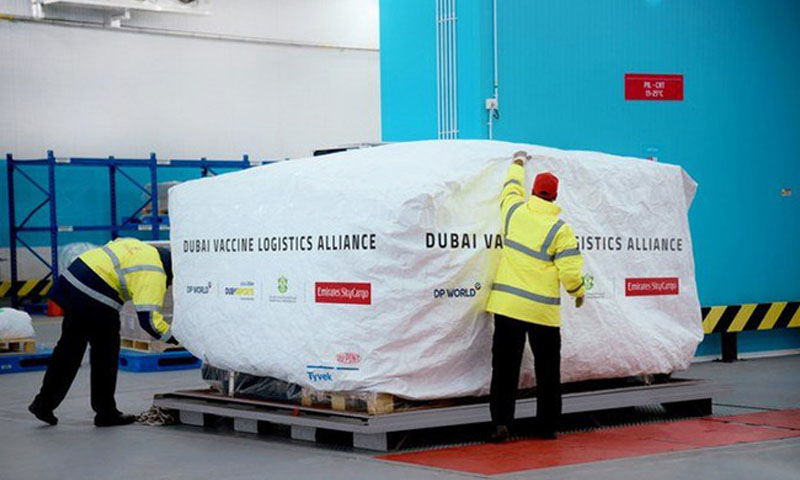 ویکسین کی تیز ترسیل: دبئی ویکسین لاجسٹکس الائنس قائم کردیا گیا